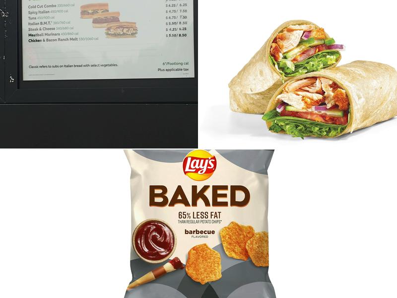 Subway Menu