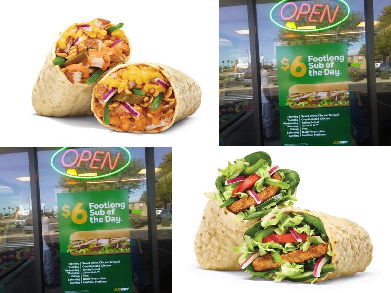 Subway Menu