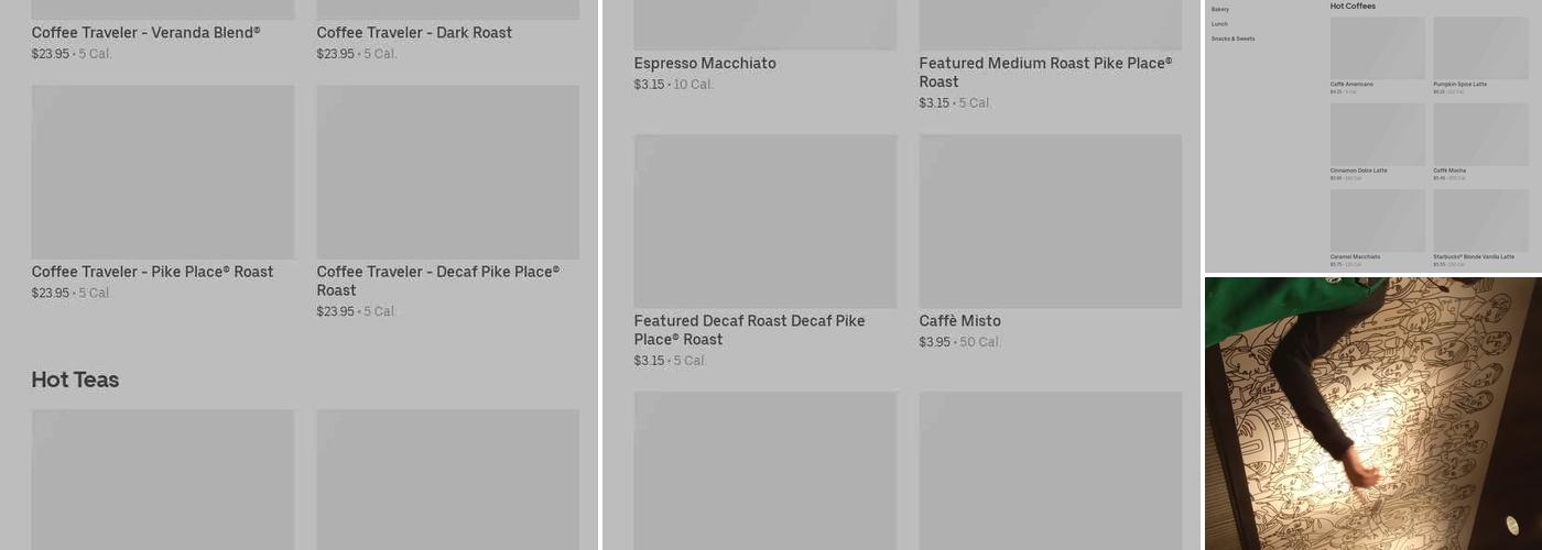 Starbucks Menu
