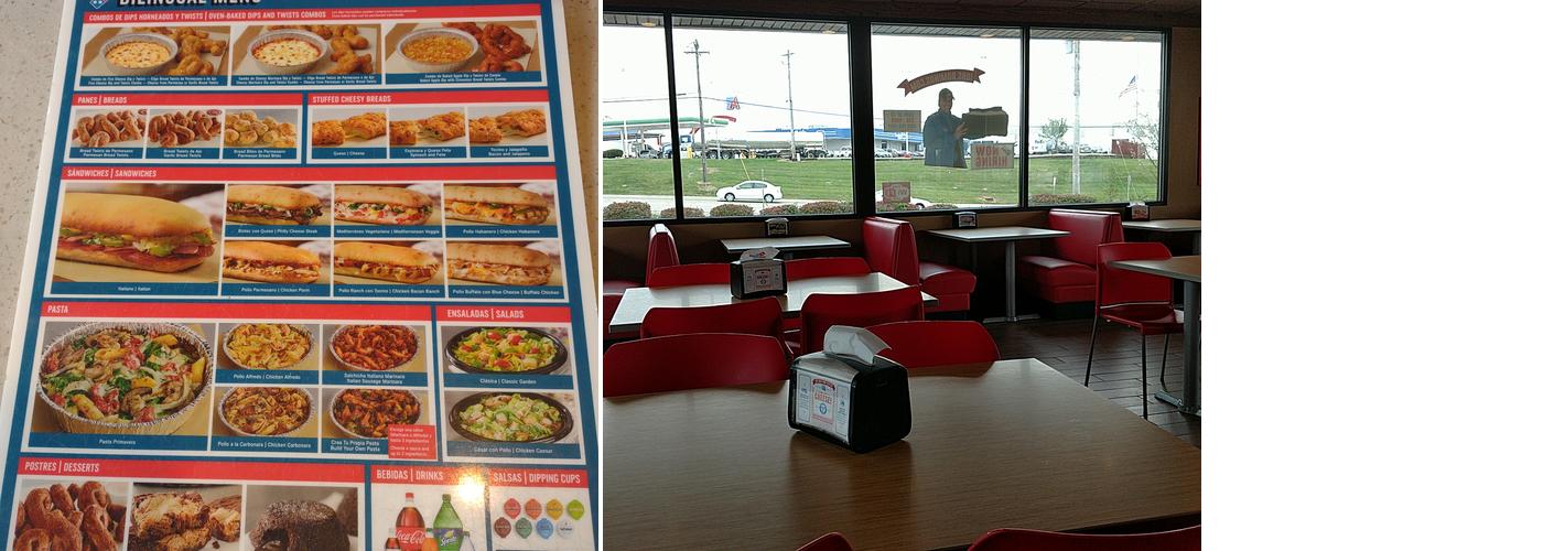 Domino's Pizza Menu