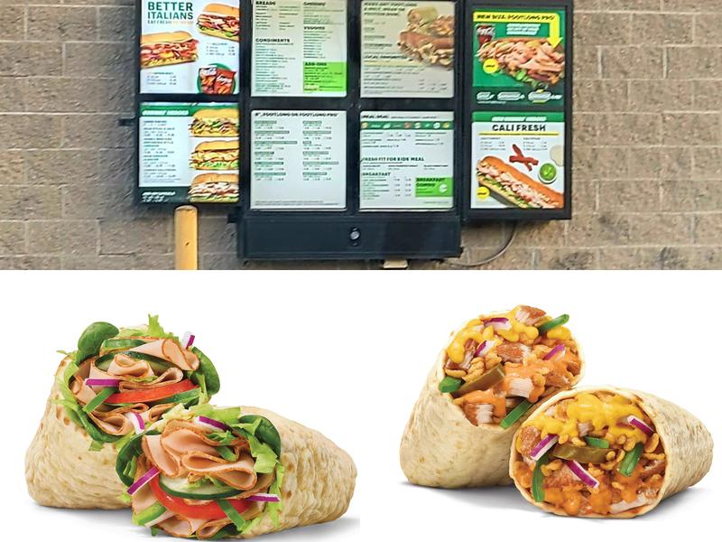 Subway Menu