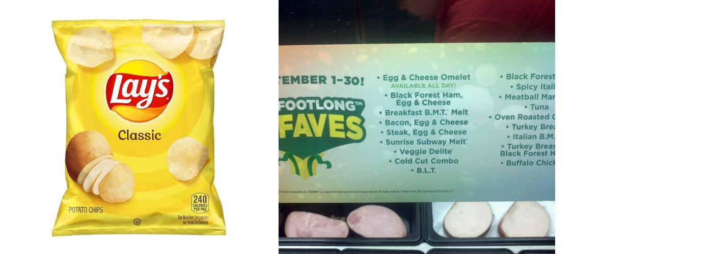 Subway Menu