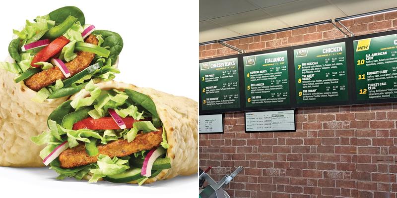 Subway Menu