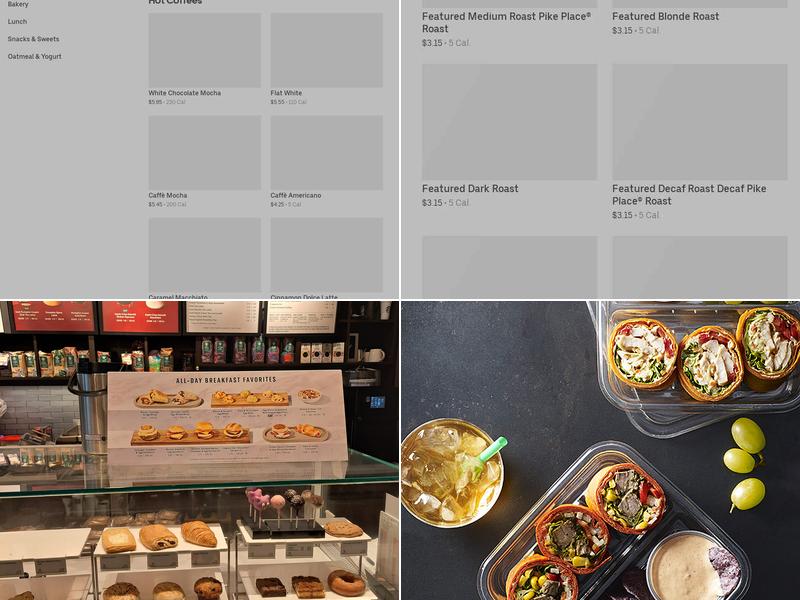 Starbucks Menu