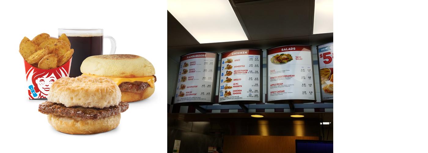 Wendy's Menu