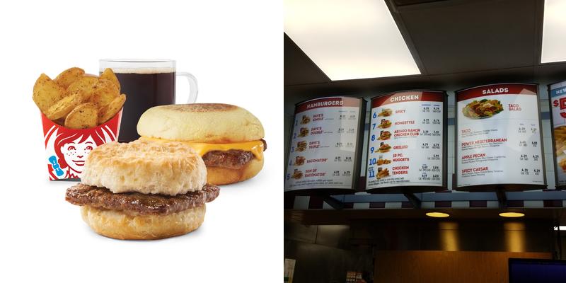 Wendy's Menu