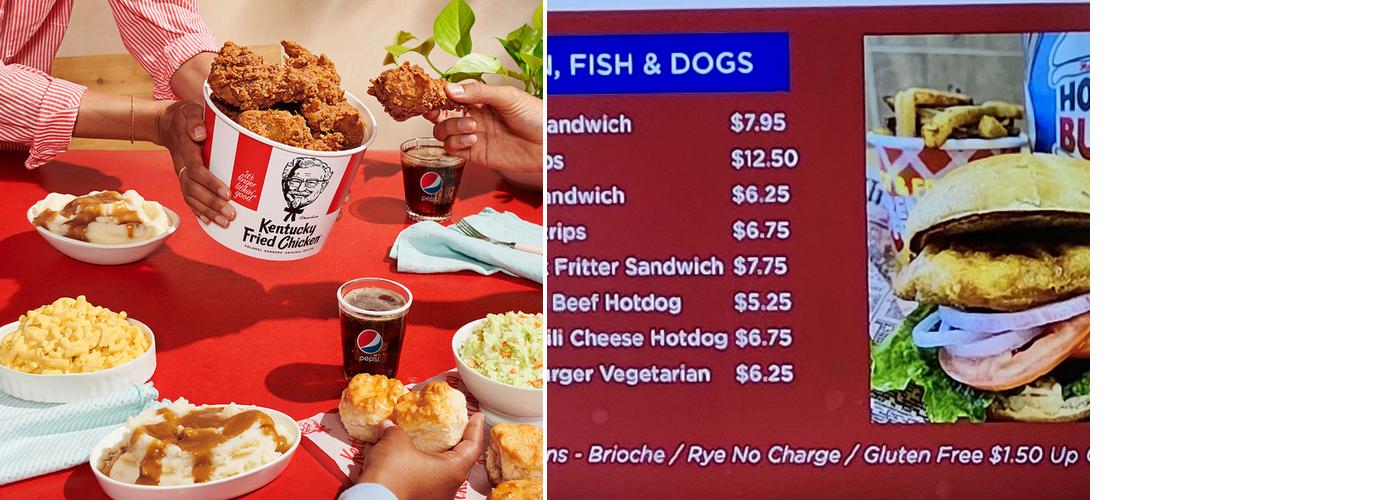 KFC Menu