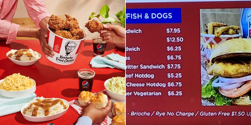 KFC Menu