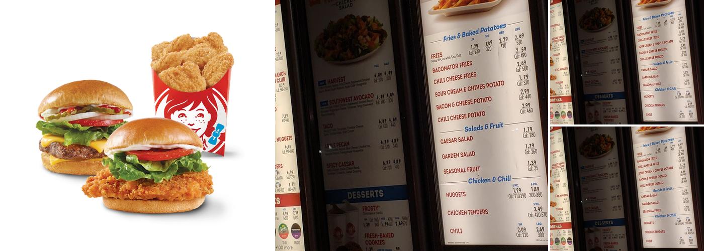 Wendy's Menu