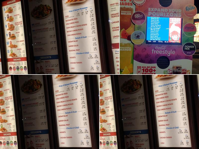 Wendy's Menu
