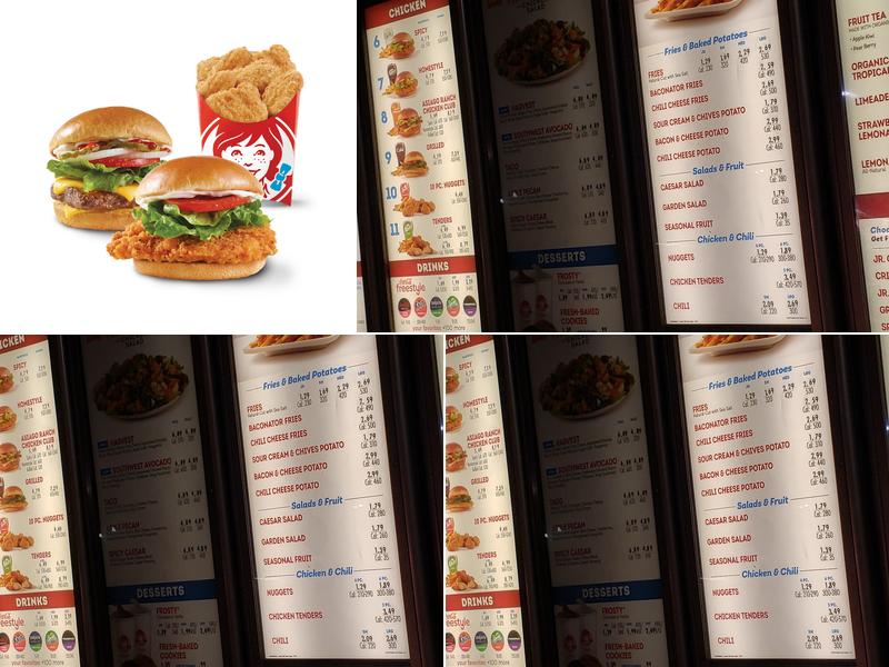 Wendy's Menu
