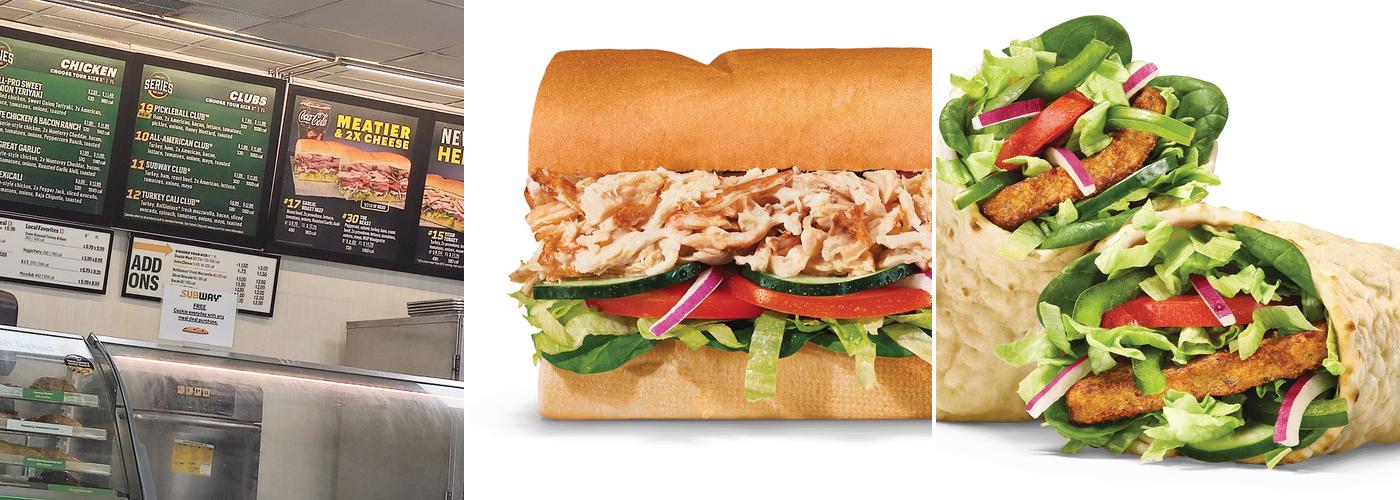Subway Menu