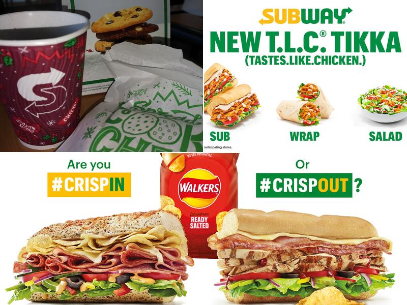Subway Menu