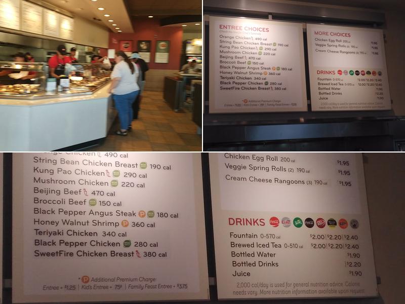 Panda Express Menu
