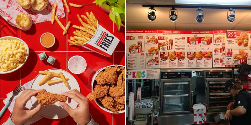 KFC Menu