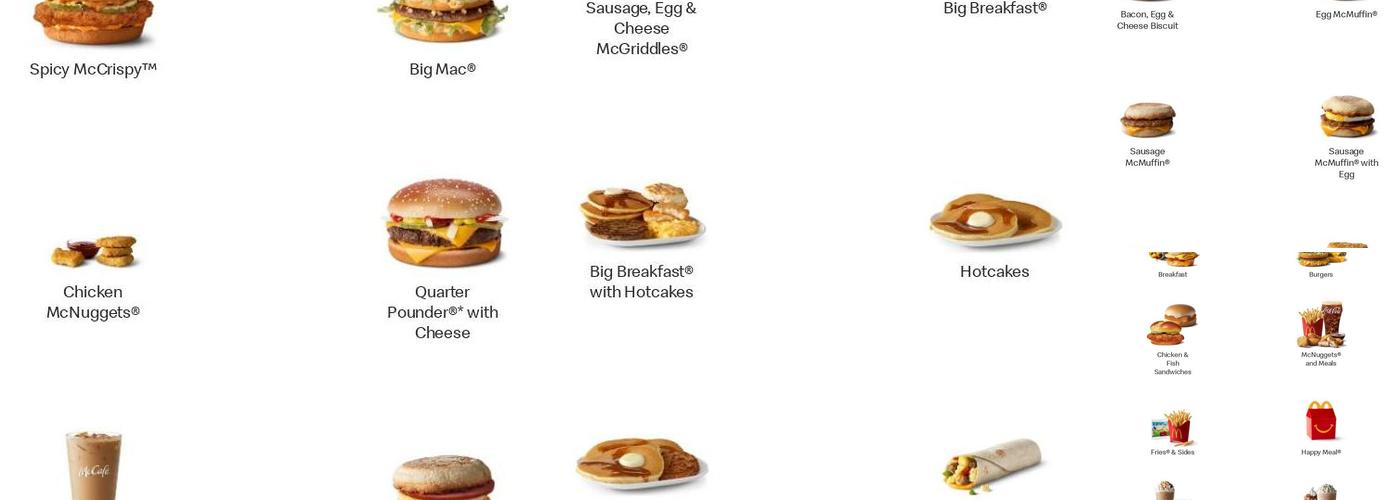 McDonald's Menu