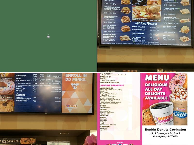 Dunkin' Menu