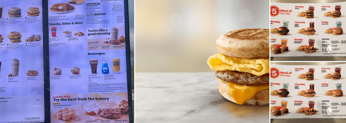 McDonald's Menu