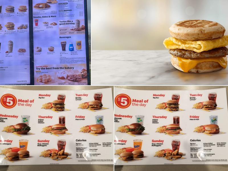 McDonald's Menu