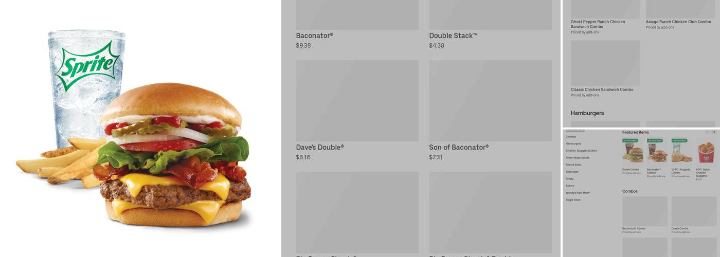 Wendy's Menu