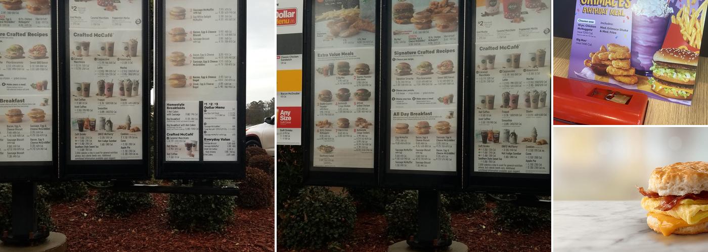McDonald's Menu