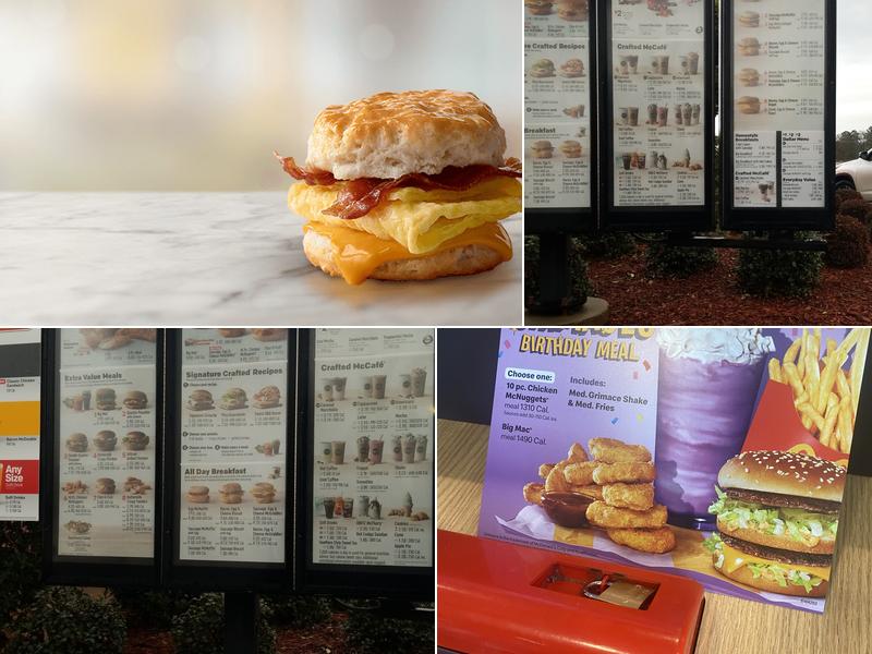 McDonald's Menu