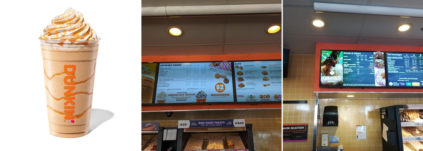 Dunkin' Menu