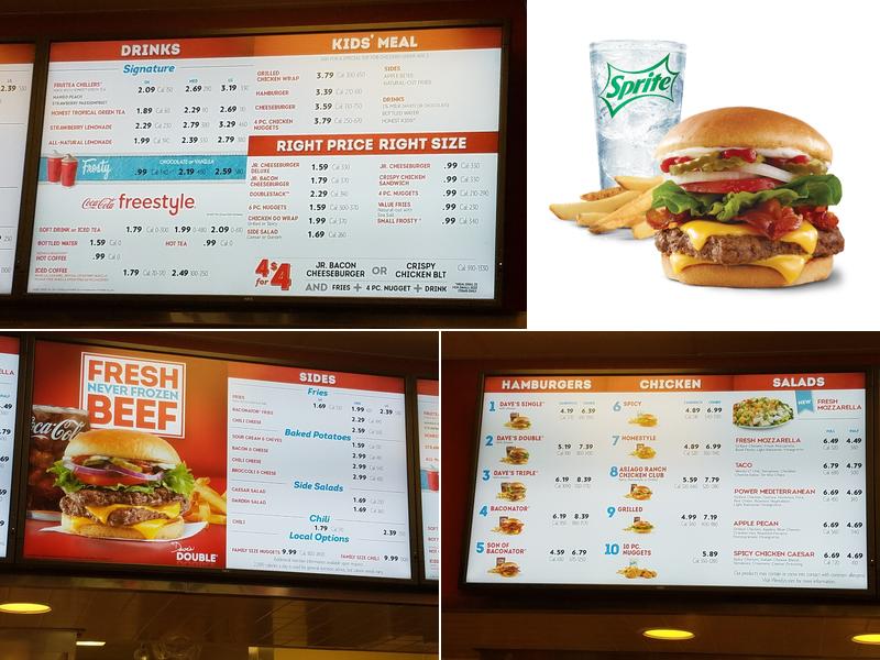Wendy's Menu