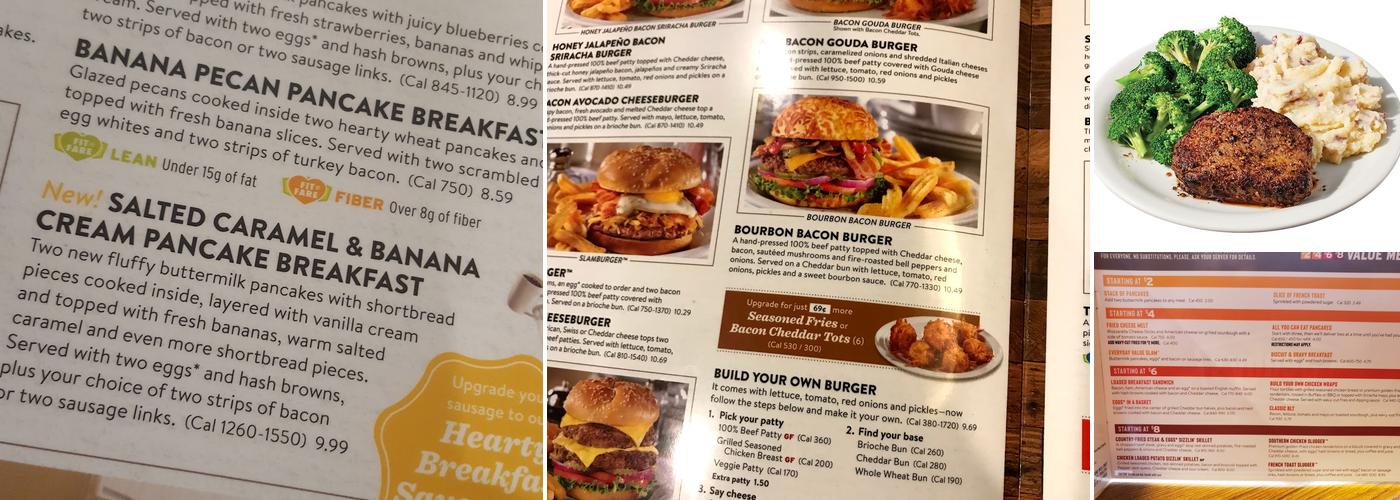 Denny's Menu