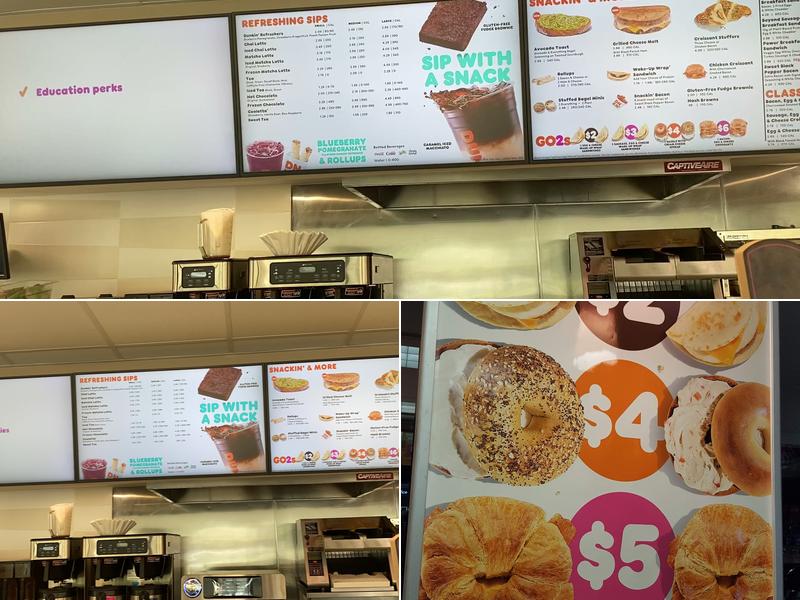 Dunkin' Menu