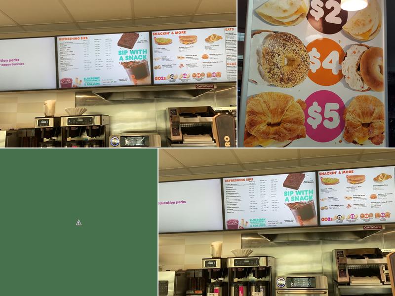 Dunkin' Menu