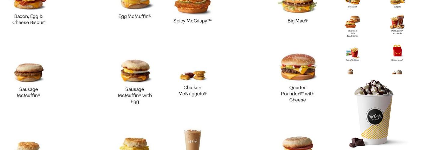 McDonald's Menu