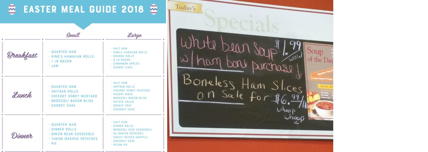 The Honey Baked Ham Company Menu