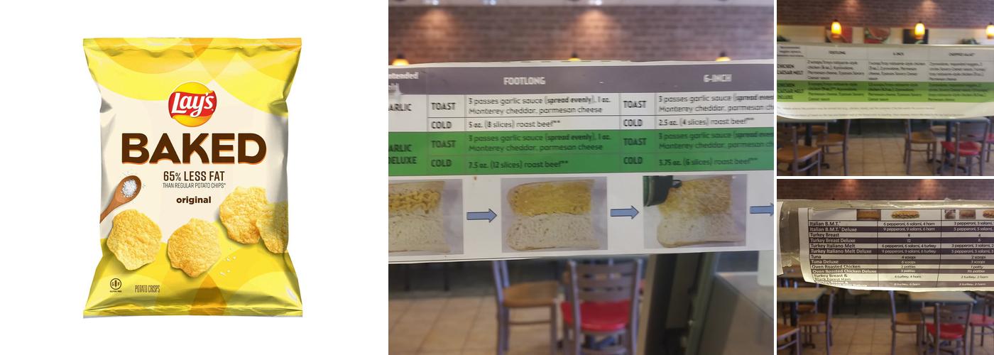 Subway Menu