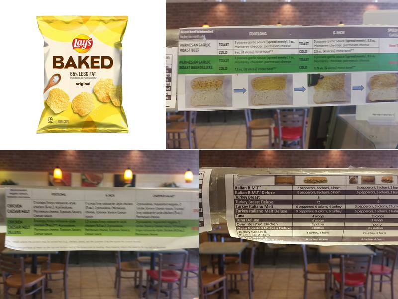 Subway Menu