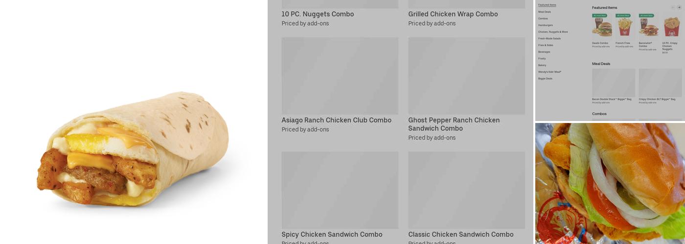 Wendy's Menu