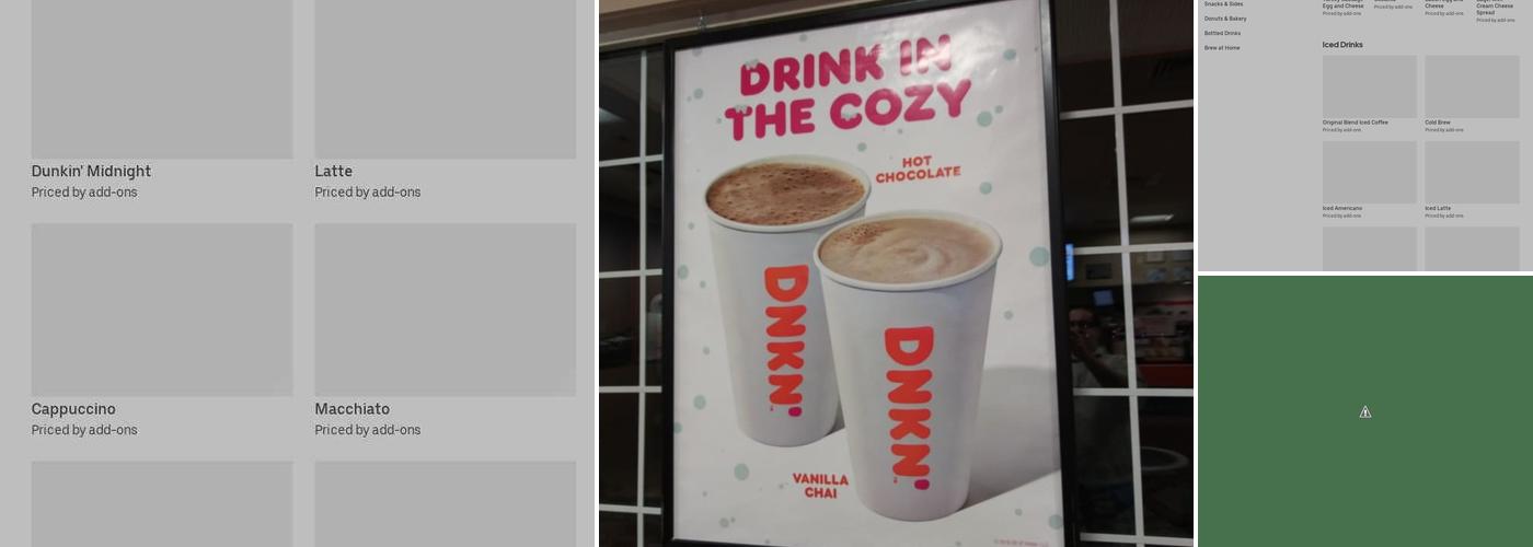 Dunkin' Menu