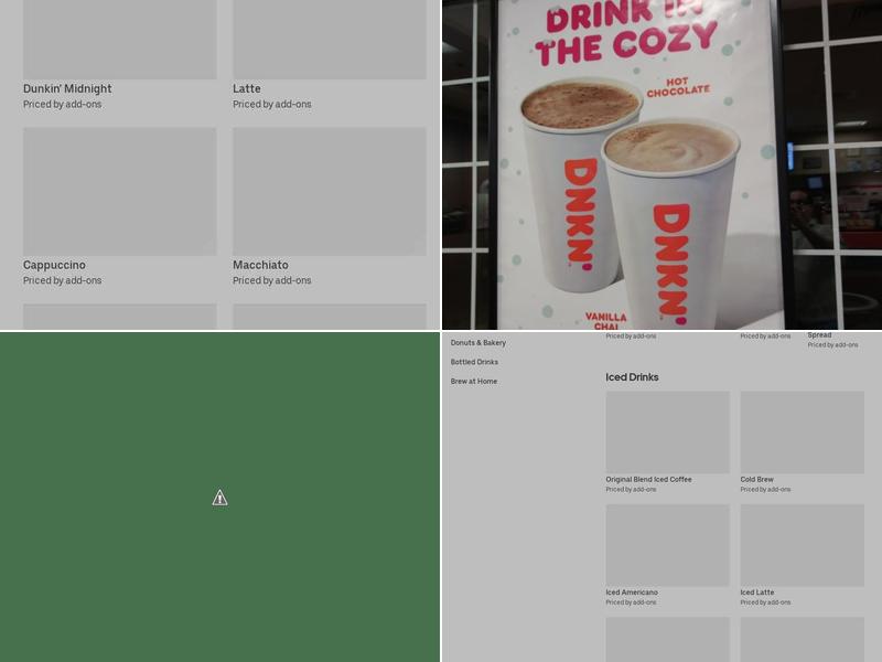 Dunkin' Menu