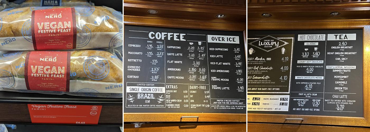 Caffè Nero Menu