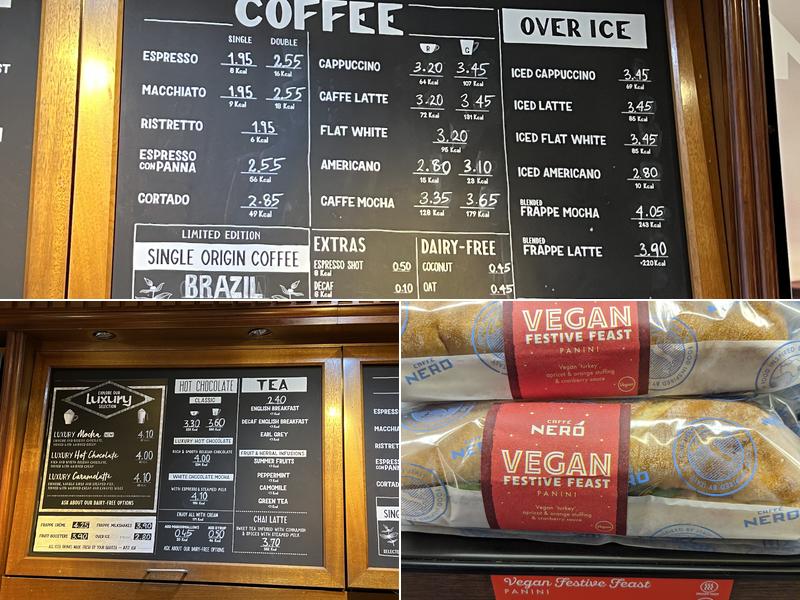 Caffè Nero Menu