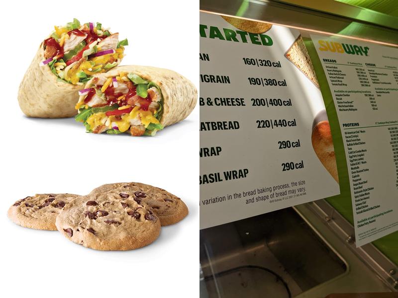 Subway Menu