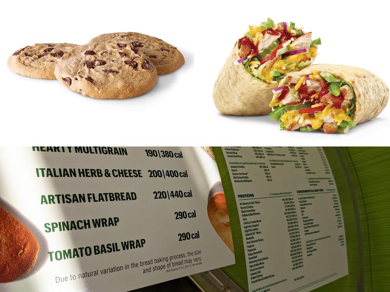 Subway Menu
