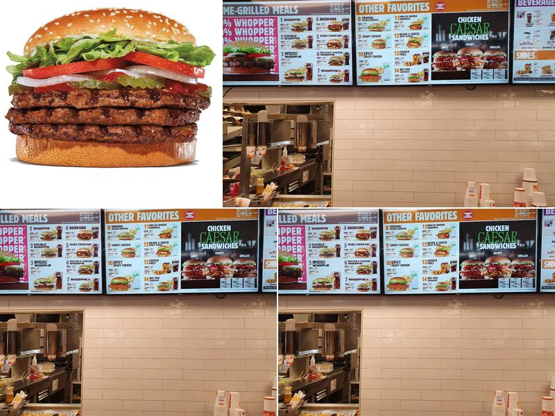 Burger King Menu