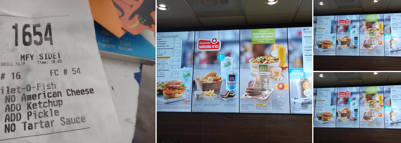 McDonald's Menu