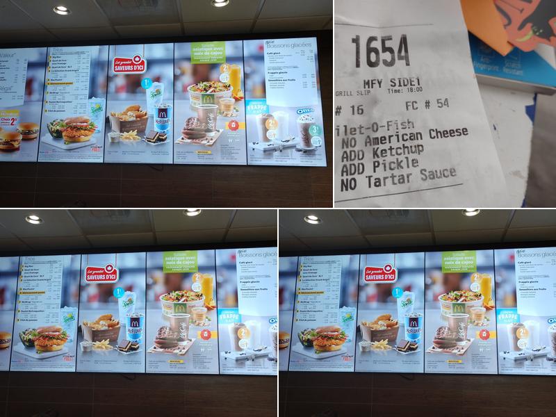 McDonald's Menu