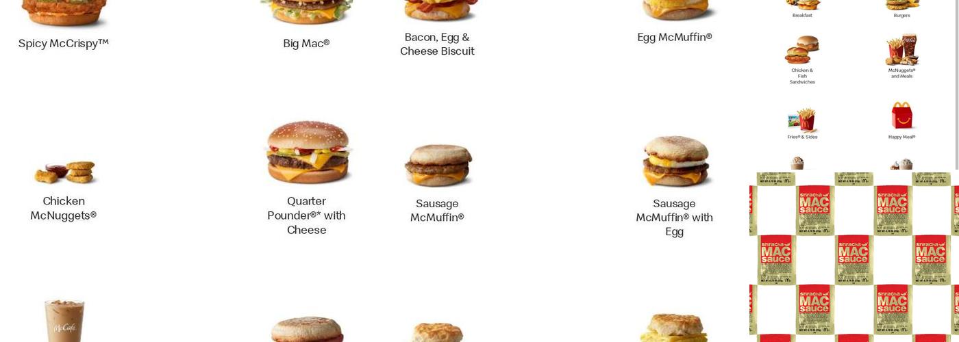McDonald's Menu