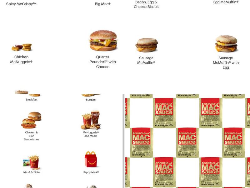 McDonald's Menu