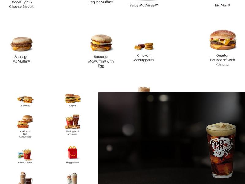 McDonald's Menu
