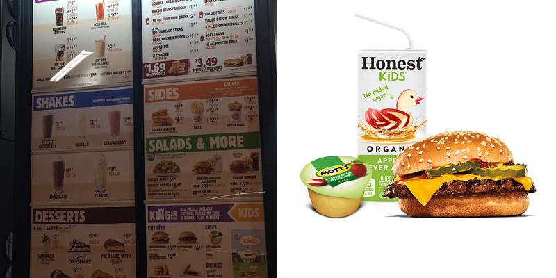Burger King Menu