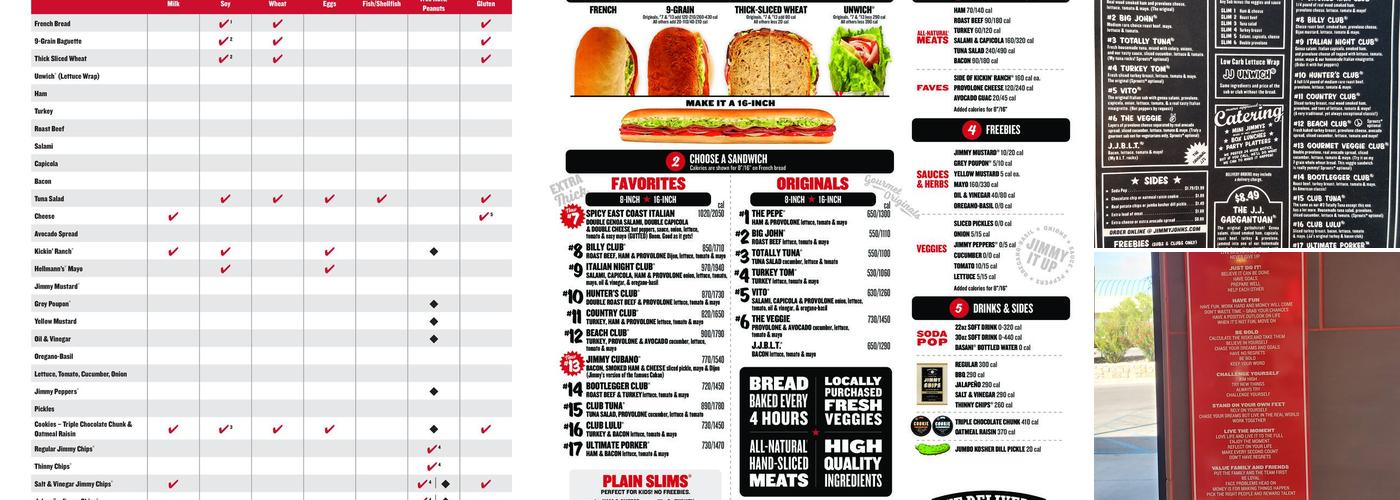 Jimmy John's Menu